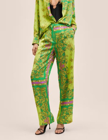 Pantaloni Mango, verde