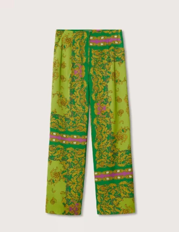 Pantaloni Mango, verde Verde