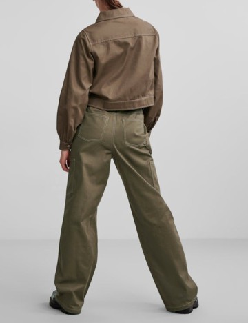 Pantaloni Pieces, verde