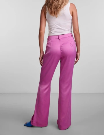 Pantaloni Pieces, roz Roz