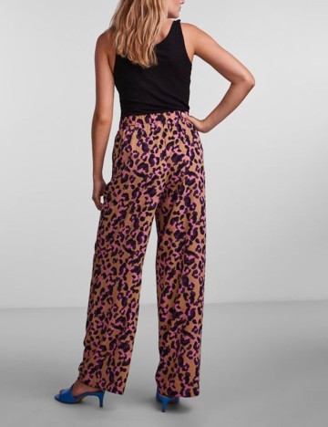 Pantaloni Pieces, animal print