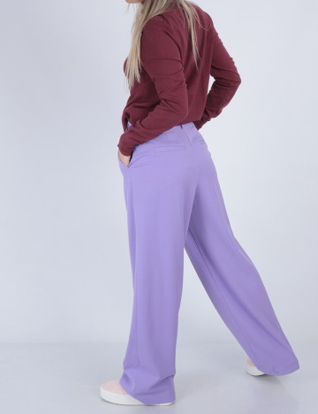 Pantaloni Pieces, mov