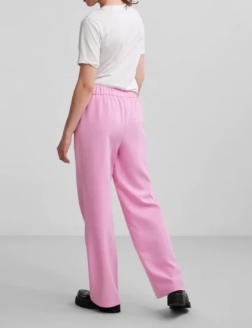 Pantaloni Pieces, roz Roz