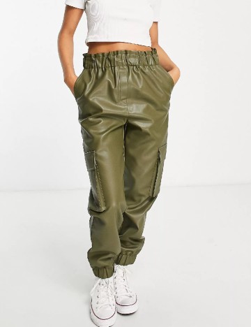 Pantaloni Miss Selfridge, verde