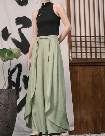 Pantaloni SHEIN, verde Verde