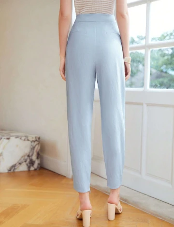 Pantaloni MOTF, bleu Albastru