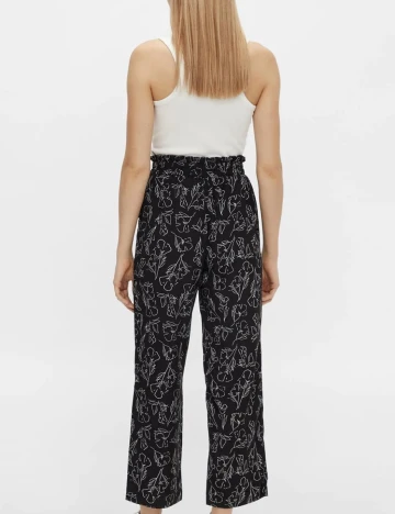 Pantaloni Pieces, negru Negru