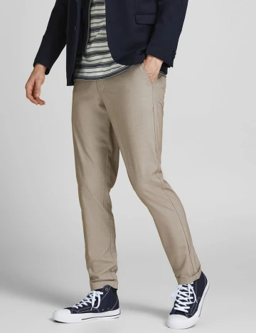 Pantaloni Jack&Jones, bej Crem