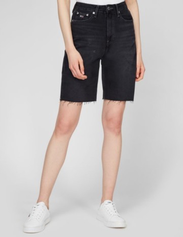 Pantaloni scurti Tommy Jeans, negru