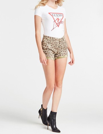 Pantaloni scurti Guess, animal print