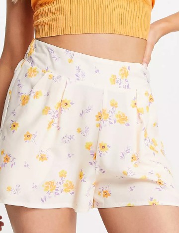 Pantaloni scurti ASOS, crem