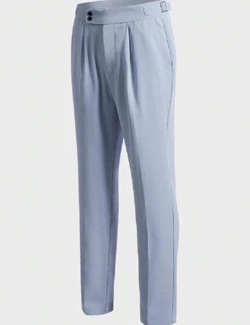 Pantaloni SHEIN, bleu Albastru