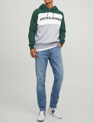 Hanorac Jack&Jones, gri/verde