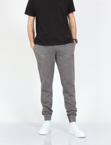 Pantaloni Guess, gri