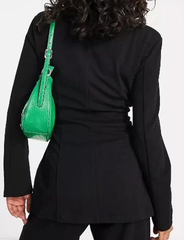 Blazer ASOS, negru Negru