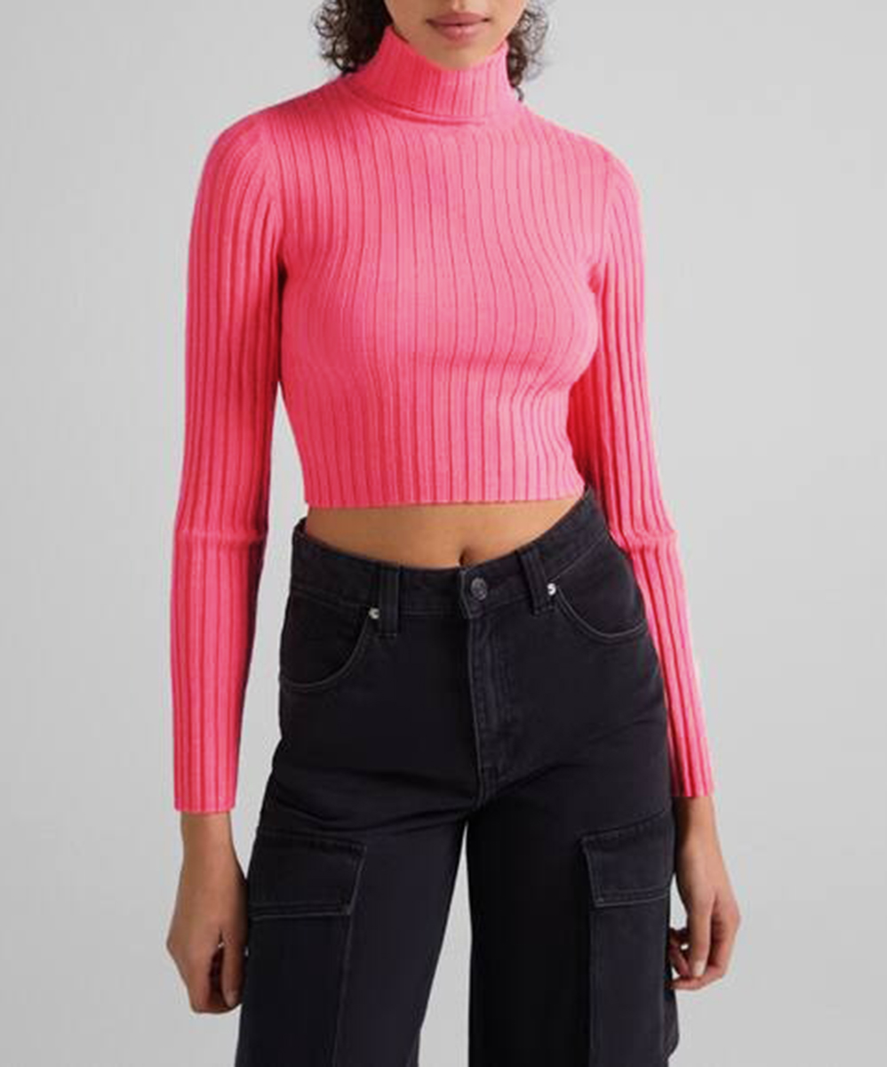 Bershka neon turtleneck best sale