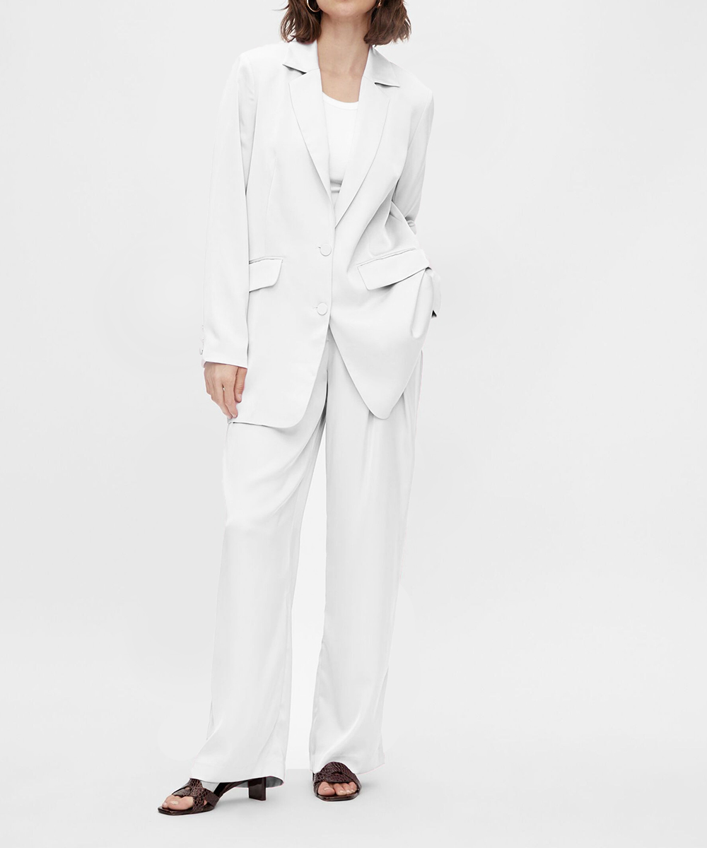 Sacou Y.A.S cu nasturi, alb - ng265507 | outletmag.ro