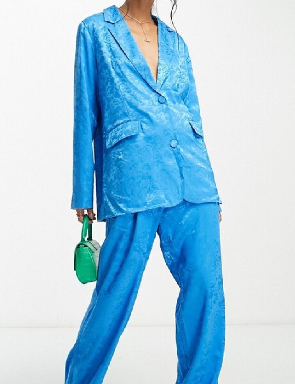 Sacou casual Y.A.S cu nasturi, albastru - lg516904 | outletmag.ro