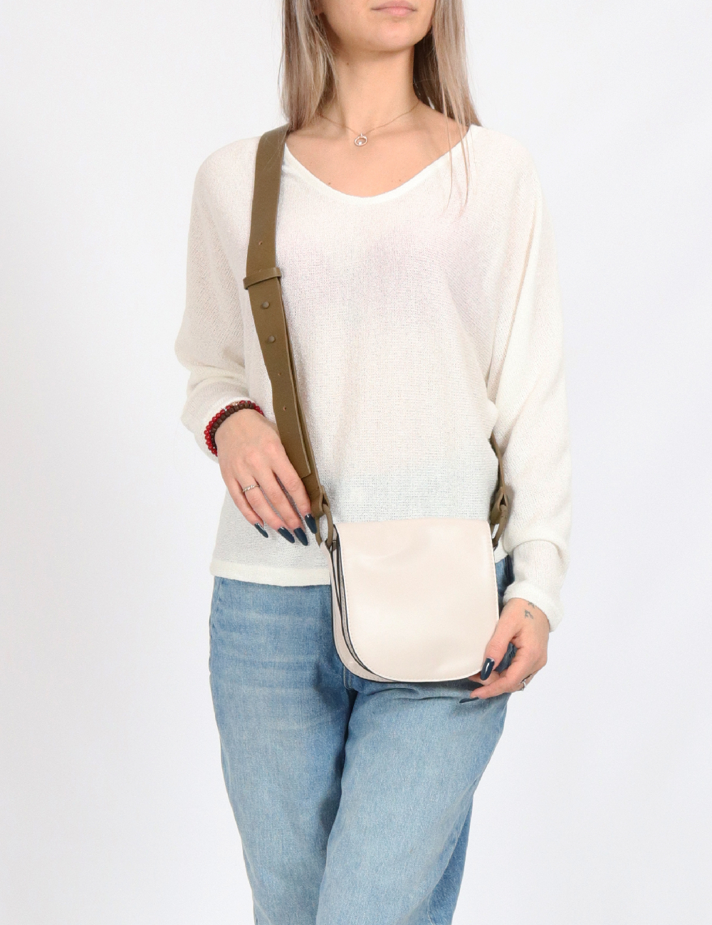 Geanta casual s.Oliver, crem - pm536275 | outletmag.ro