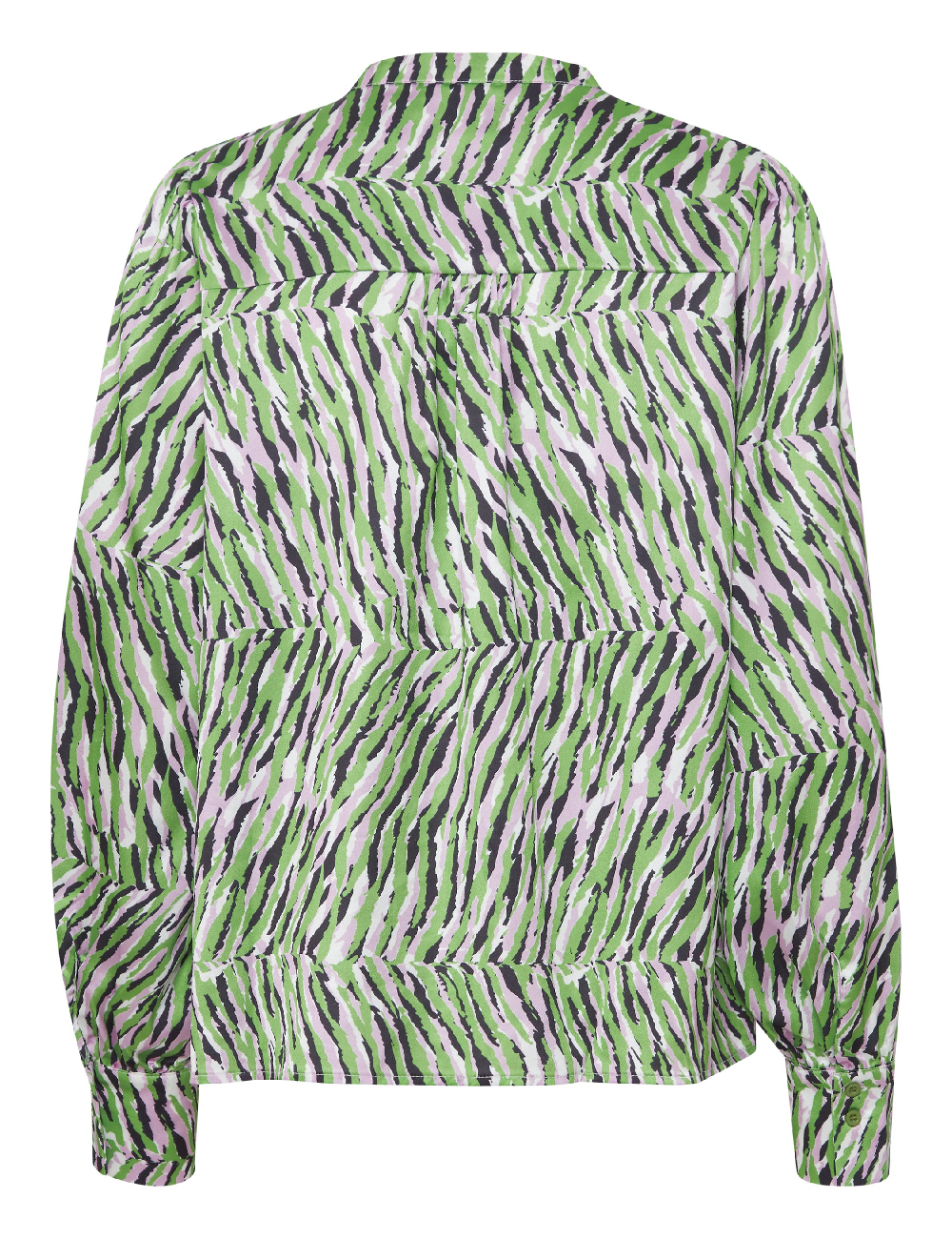Camasa de ocazie Ichi cu nasturi, verde - pa538699 | outletmag.ro