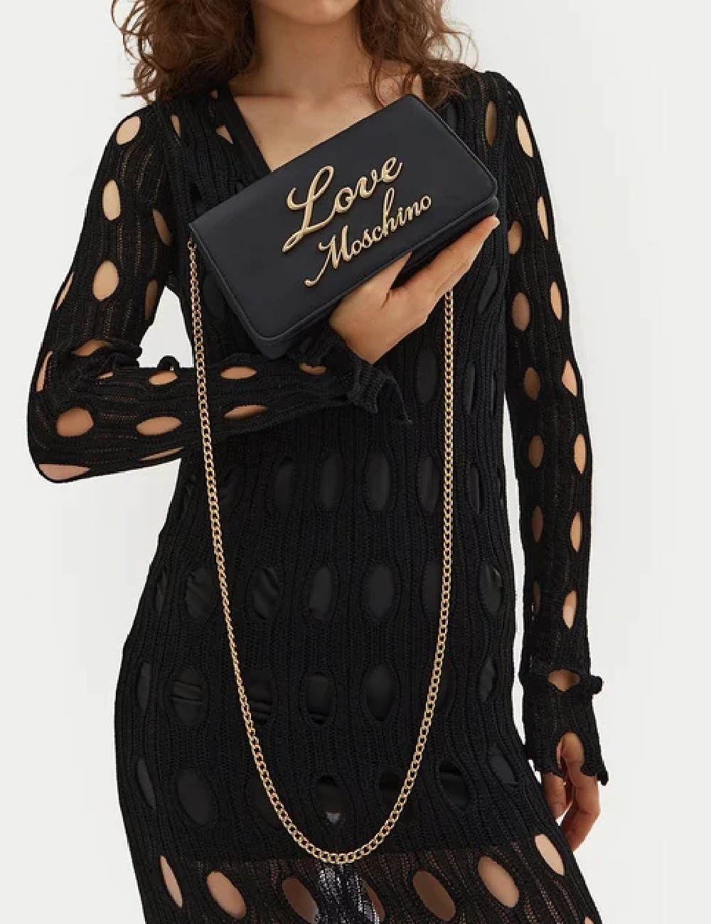 Geanta casual Love Moschino, negru - pl561356 | outletmag.ro