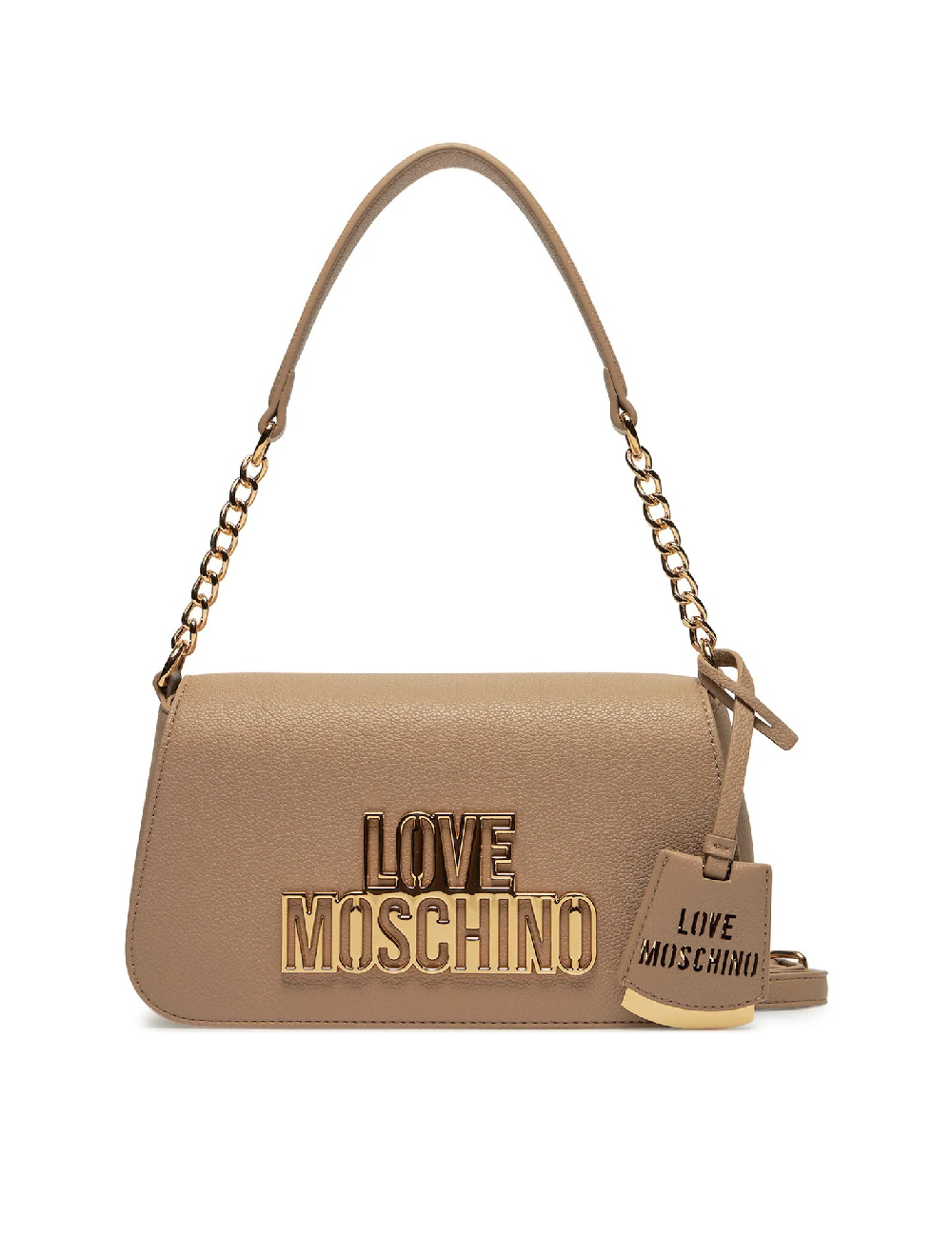 Geanta casual Love Moschino, crem - pl561446 | outletmag.ro