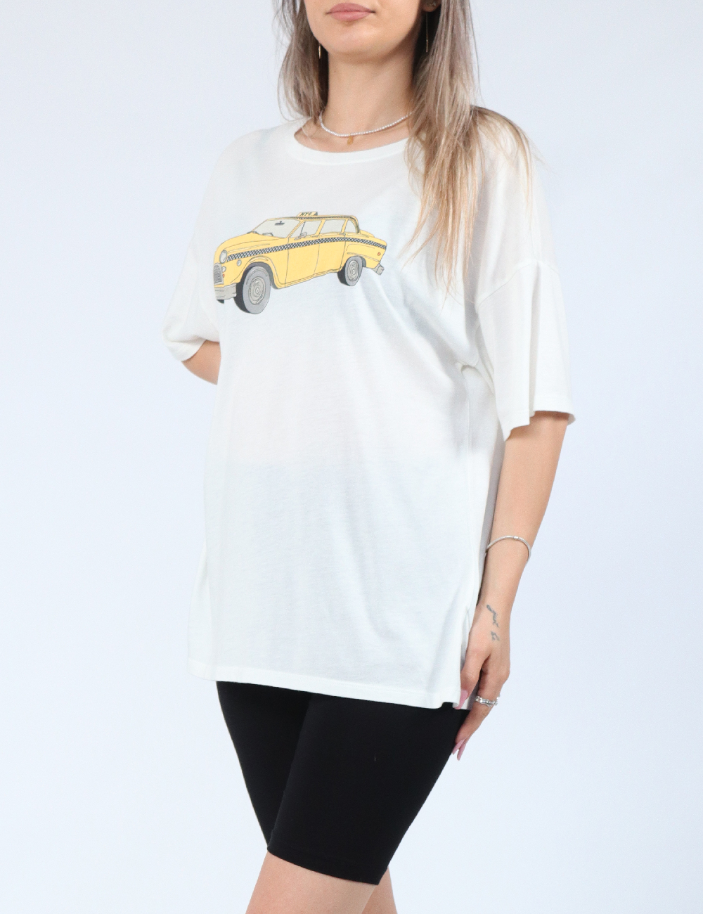Tricou casual American Eagle, alb - pa598604 | outletmag.ro