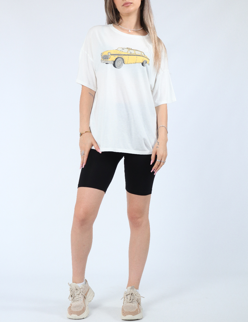 Tricou casual American Eagle, alb - pa598604 | outletmag.ro