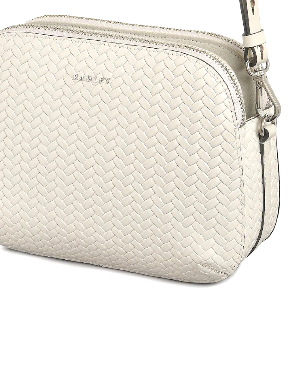 Geanta casual Radley London cu fermoar, alb - sa683355 | outletmag.ro