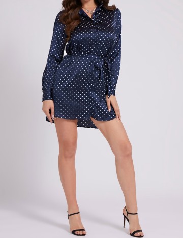 Rochie scurta Guess, bleumarin