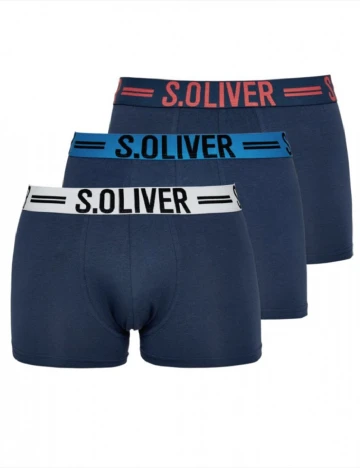 Set Boxeri s.Oliver, bleumarin Albastru