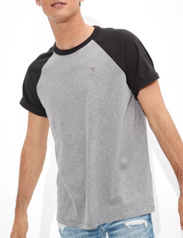 Tricou American Eagle, gri