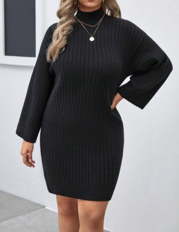 Rochie scurta SHEIN CURVE, negru