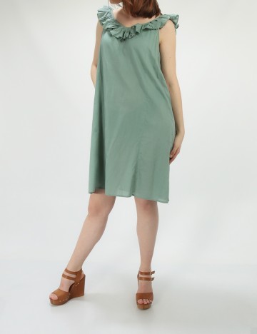 Rochie scurta Jacqueline de Yong, verde, 38