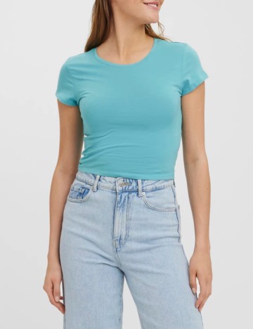 Top Vero Moda, albastru, S