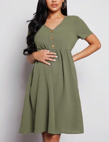 Rochie scurta SHEIN, verde