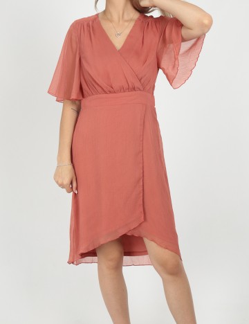 Rochie scurta Vila, somon, 40