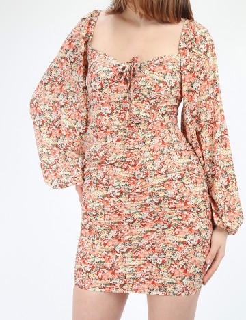 Rochie scurta SHEIN, floral, S