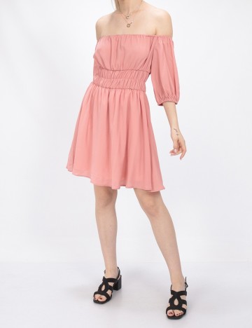 Rochie scurta SHEIN, roz, M