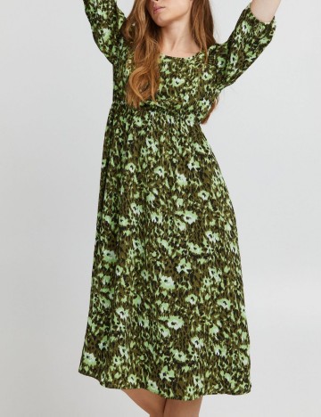 Rochie scurta Ichi, verde