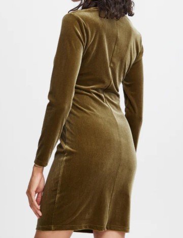 Rochie scurta b.young, verde olive