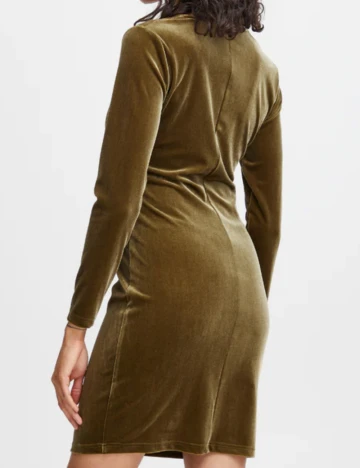Rochie scurta b.young, verde olive Verde