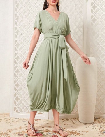 Rochie medie Sheilay, verde