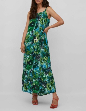 Rochie lunga Vila, verde