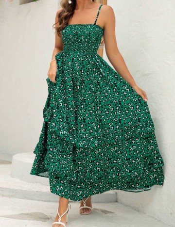 Rochie lunga SHEIN, verde