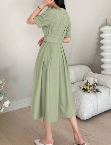 Rochie medie SHEIN, verde