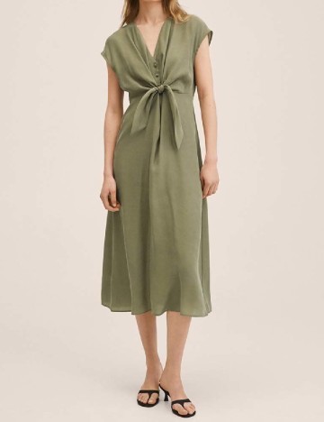 Rochie medie Mango, verde