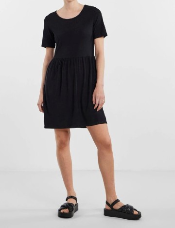 Rochie scurta Pieces, negru