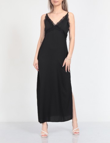 Rochie lunga Only, negru