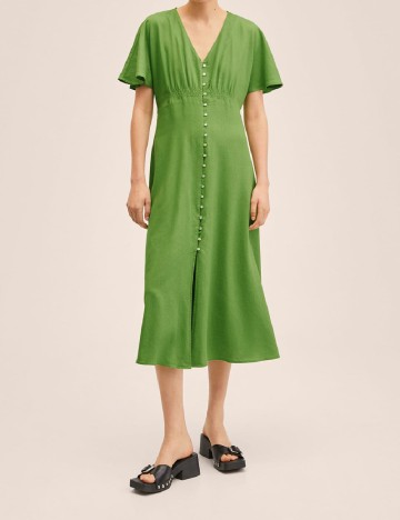 Rochie medie Mango, verde